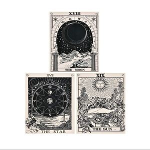 3 tarot card tapestry’s